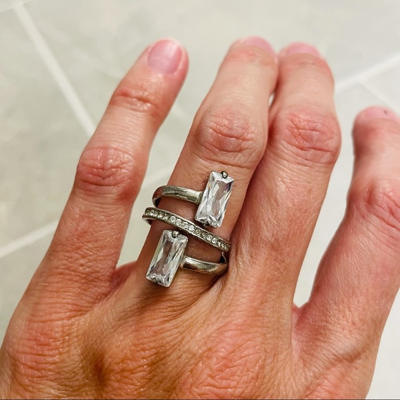 Chloe + Isabel Cocktail Hour CZ Spiral Wrap Ring - Picture 3 of 5